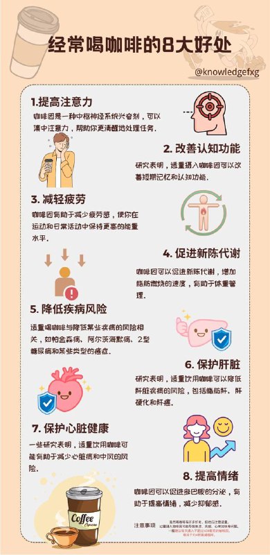 咖啡党狂喜：盘点一下经常喝咖啡的好处☕️