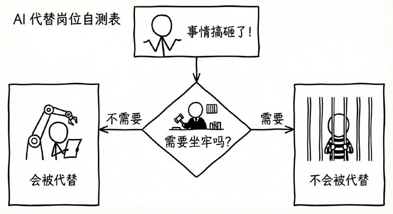 《工作岗位是否可以被 AI 代替自测表》