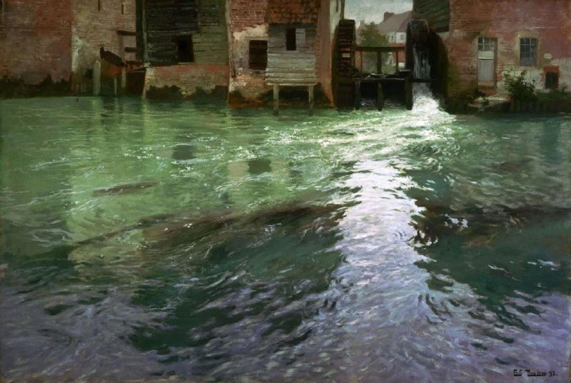 挪威画家弗里茨·陶洛（1847〜1906）的作品