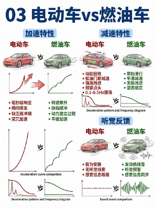 汽车小知识 为什么电车更容易晕车坐？🧠为什么电车是“晕车收割机”？核心原因就在于**“感官冲突理论”**