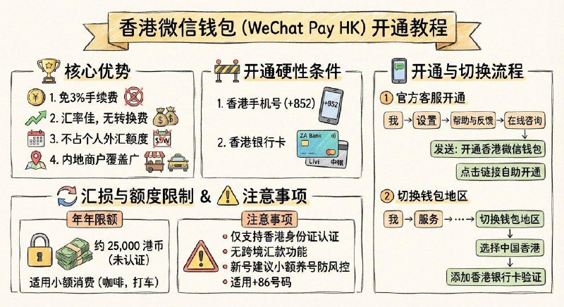 微信HK钱包开通教程