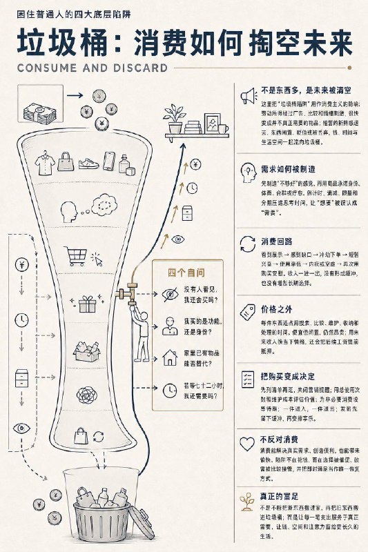 困住普通人的四大底层陷阱：奶头乐，老鼠赛道，肖申克，垃圾桶困住普通人的四大底层陷阱：奶头乐，老鼠赛道，肖申克，垃圾桶